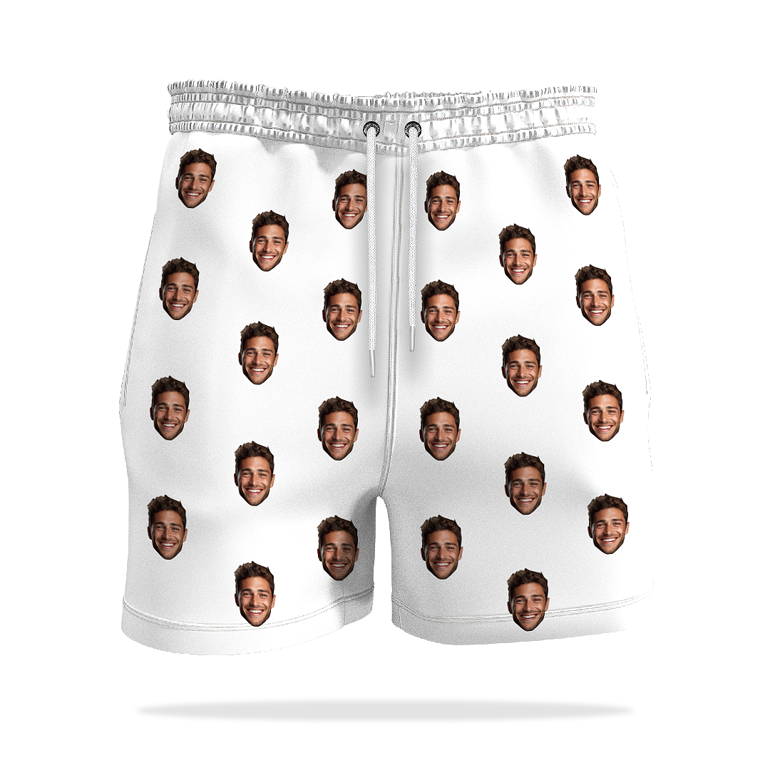 Personalizované Květinové Šortky s Obličeji