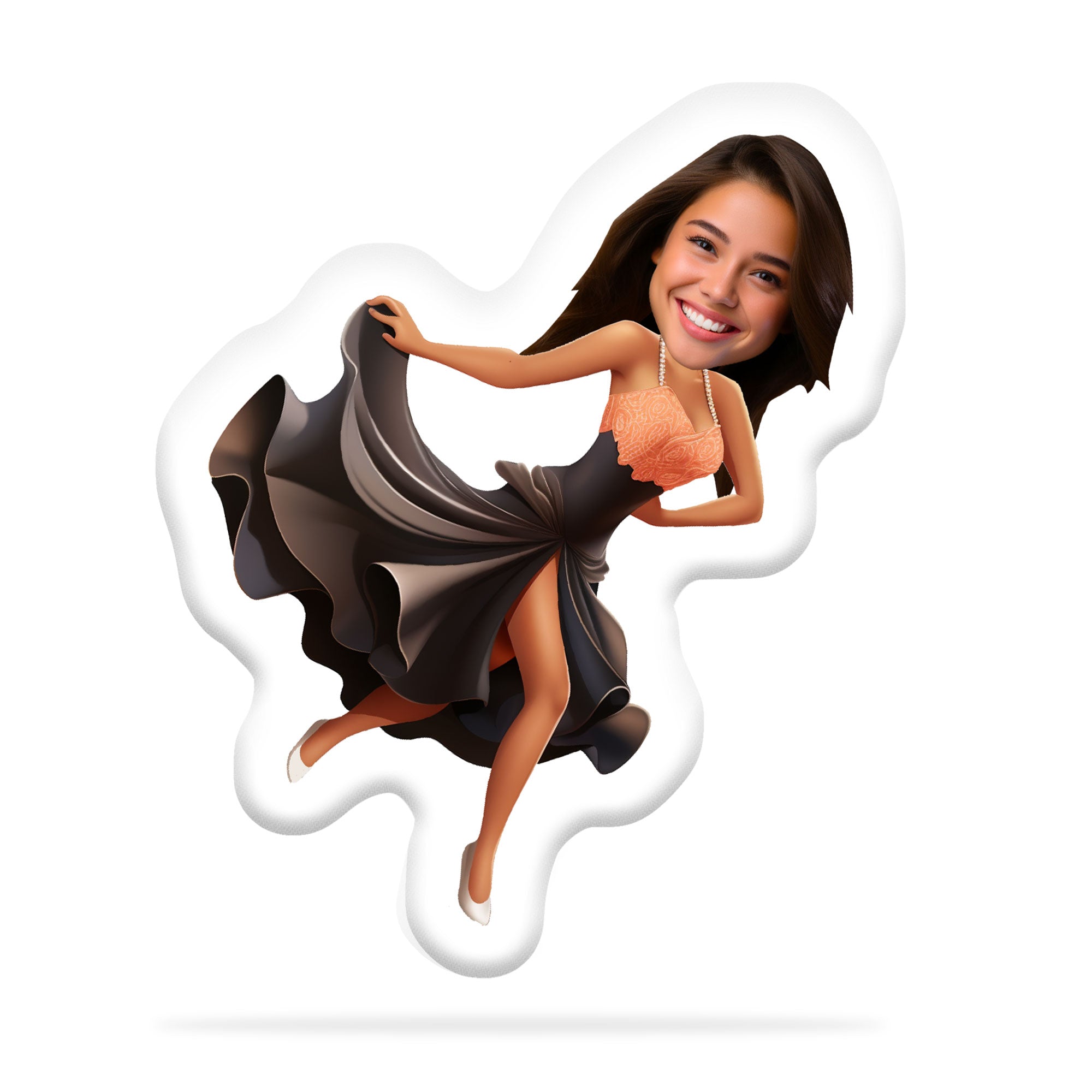 Personalizirana Blazina z Obrazom "Latino Plesalka"