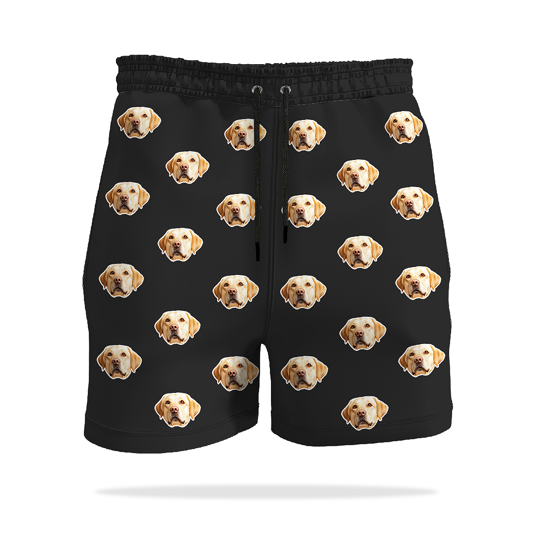 Personalizované Květinové Šortky s Obličeji