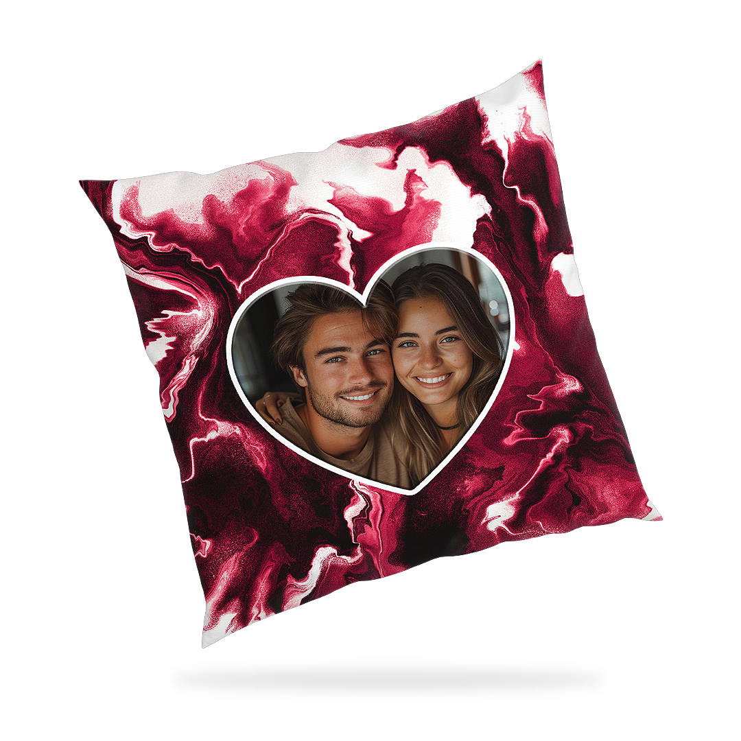 Personalizované láskové polštářky mramor