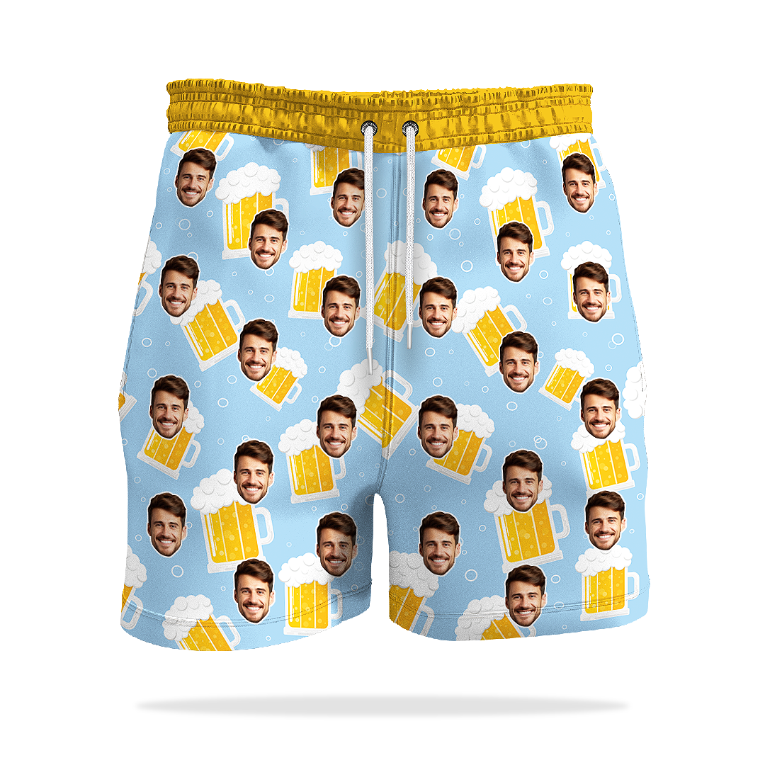 Personalizované Bláznivé Kraťasy s Obličeji