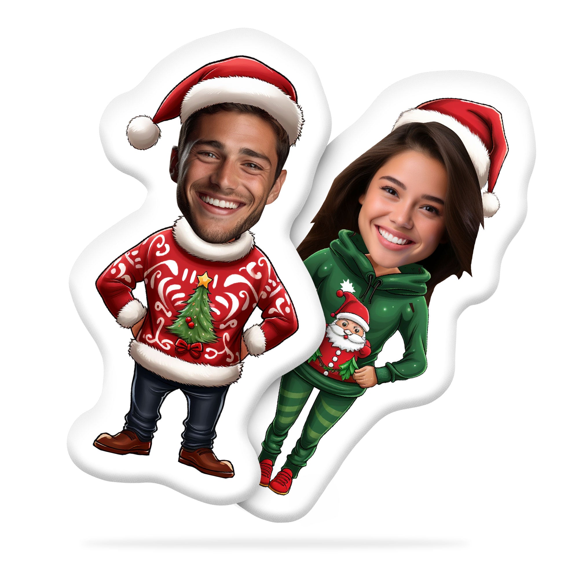 Personalizirana Blazina z Obrazom "Božični Pulover"