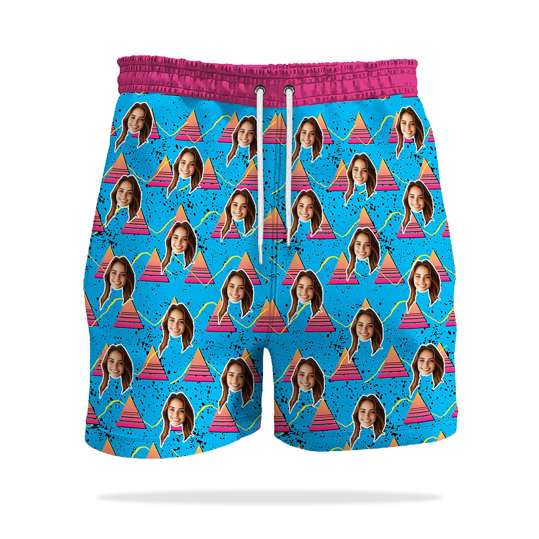 Personalizované Bláznivé Kraťasy s Obličeji