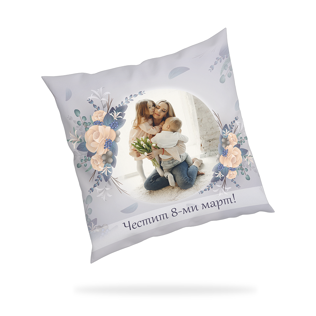 Personalizované polštářky s květinami