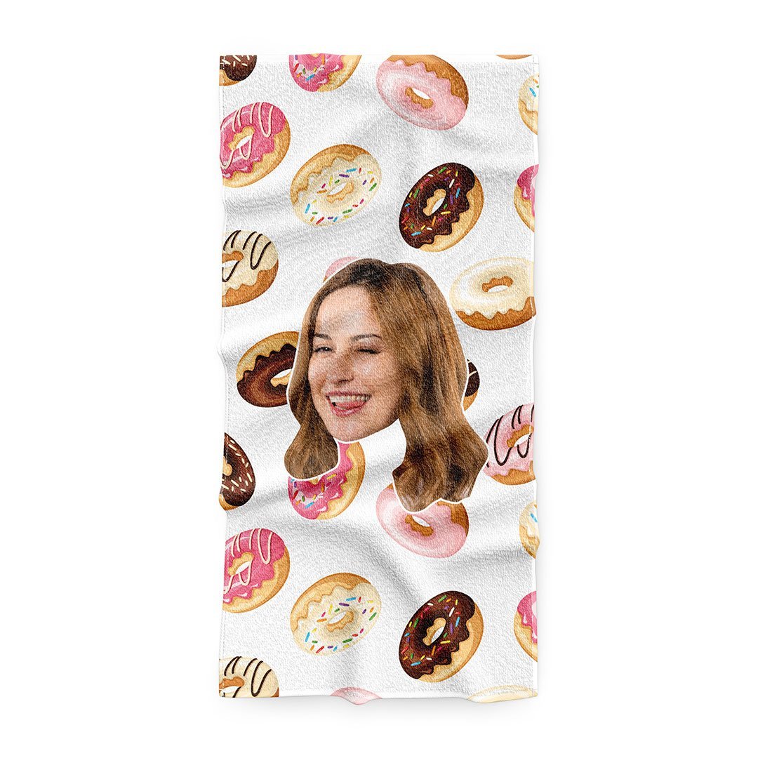 Персонализирана хавлия с Храна с 1 лице - My Face On Sox