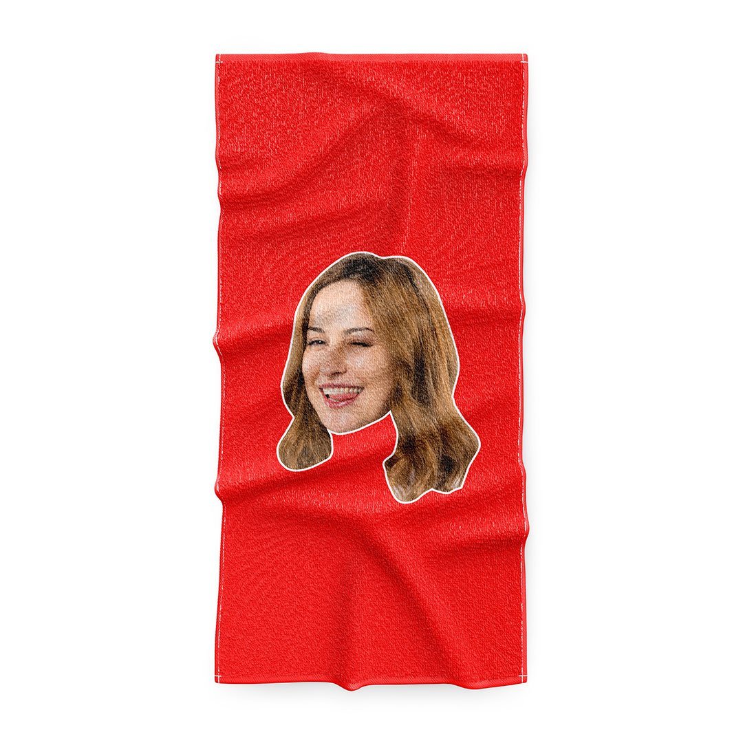 Персонализирана Класическа хавлия с 1 лице - My Face On Sox