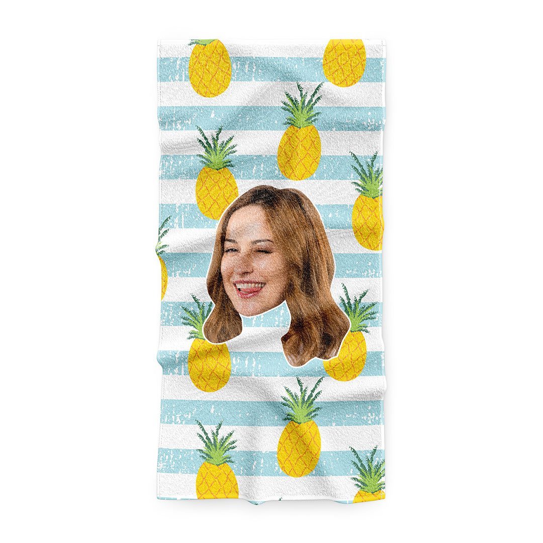 Персонализирана Лятна хавлия с 1 лице - My Face On Sox