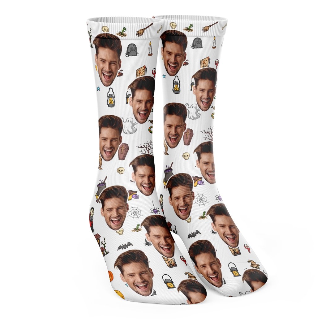 Персонализирани Хелоуин Чорапи - My Face On Sox