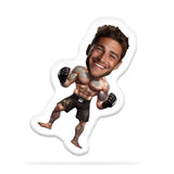 Personalizovaný Polštářek s Obličejem "MMA Bojovník"