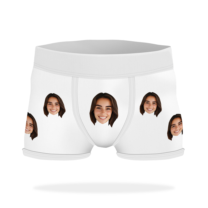 Boxeri Clasici Personalizați cu Fețe