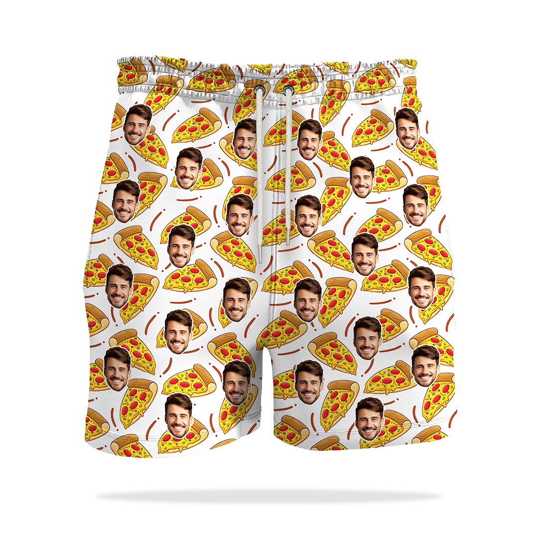 Personalizované šortky s obličeji s jídlem