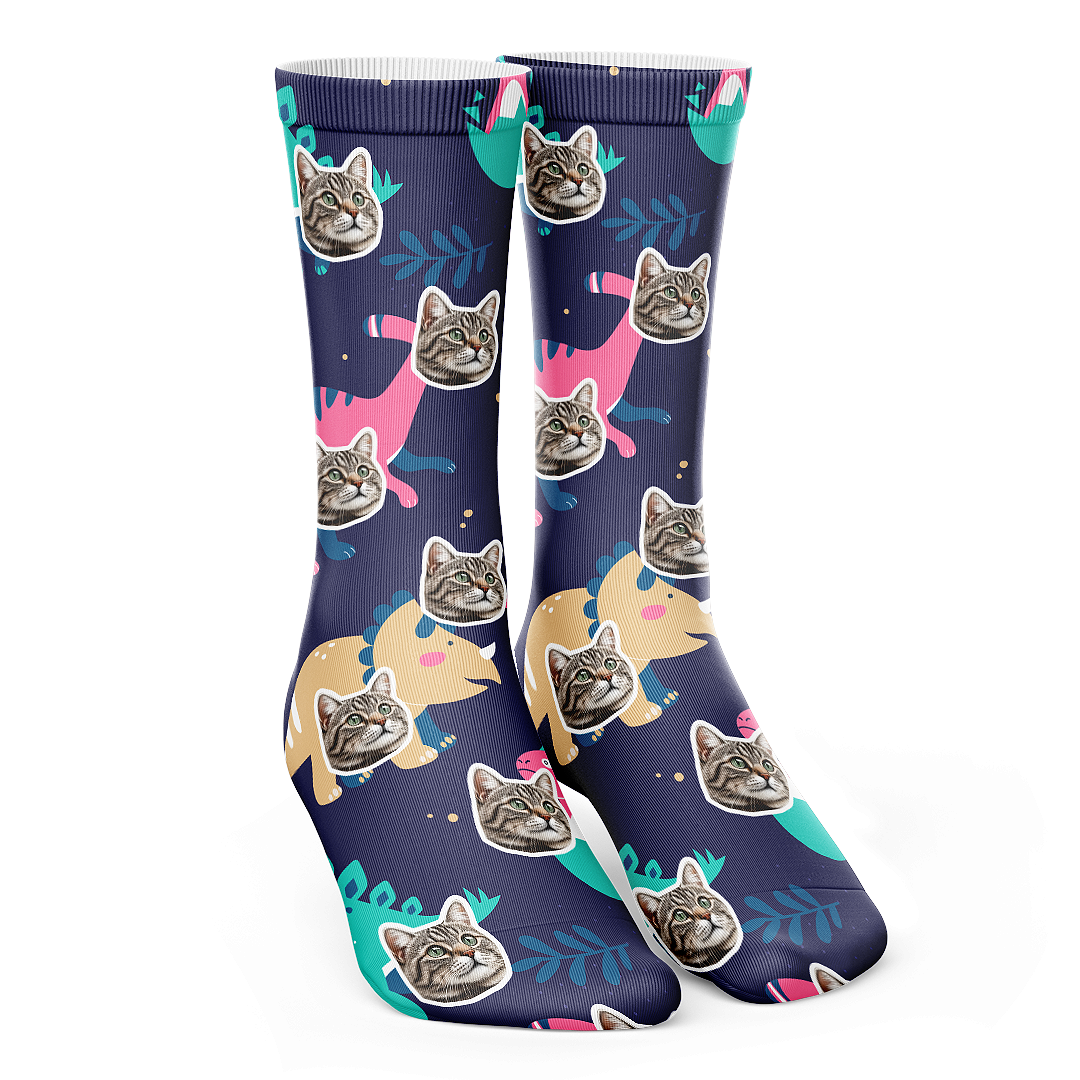 Personalized Cat Socks