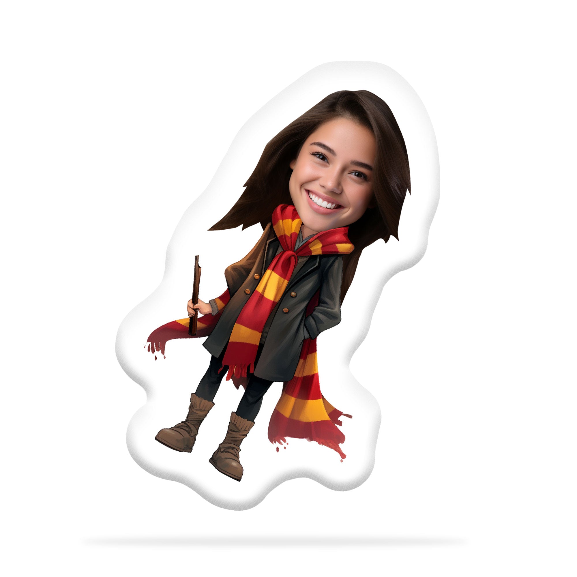 Personalized Pillow with Face 'Hogwarts Student'