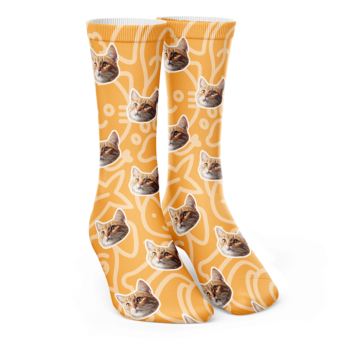 Personalized Cat Socks