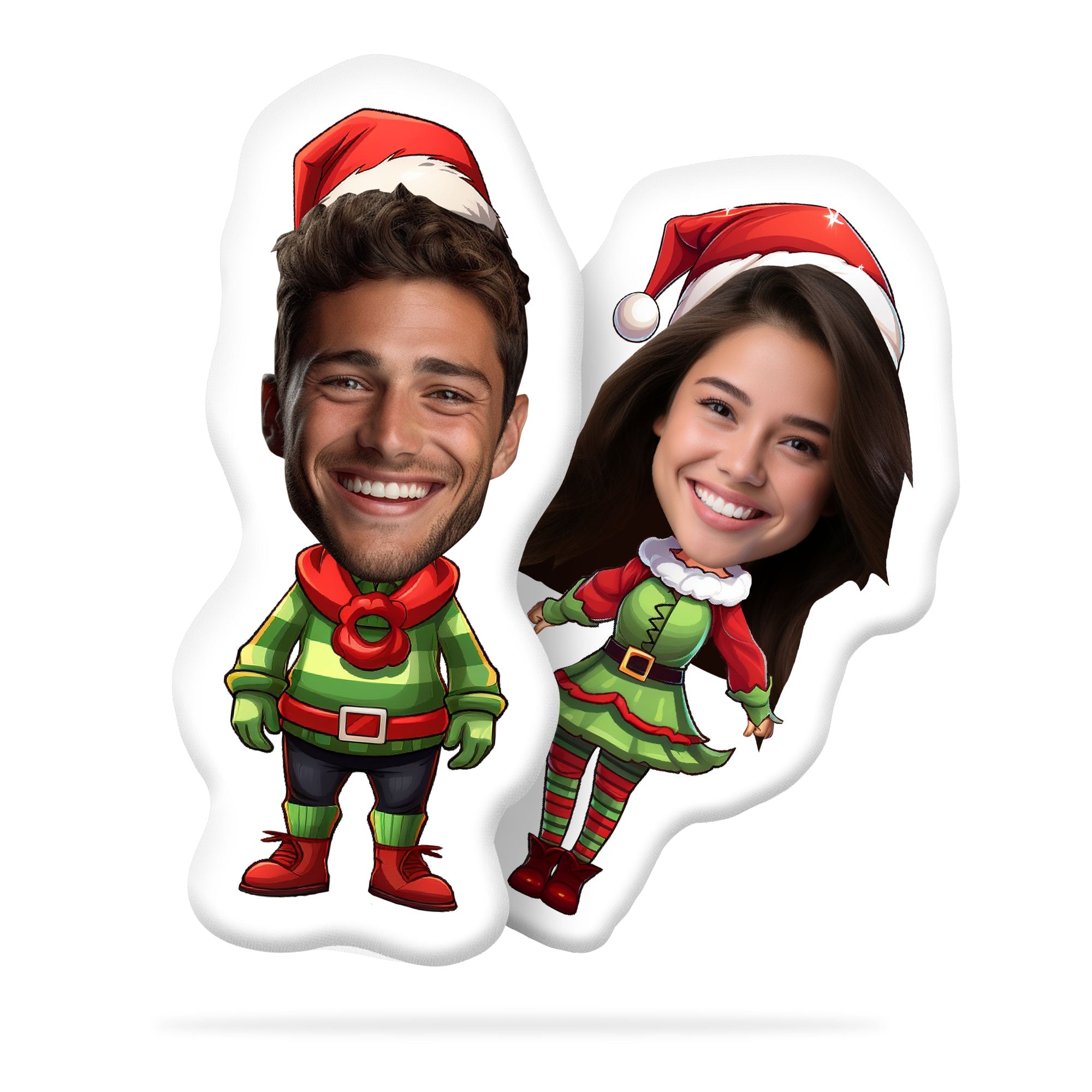 Персонализирана Перница со Лице „Божиќни Џуџиња“