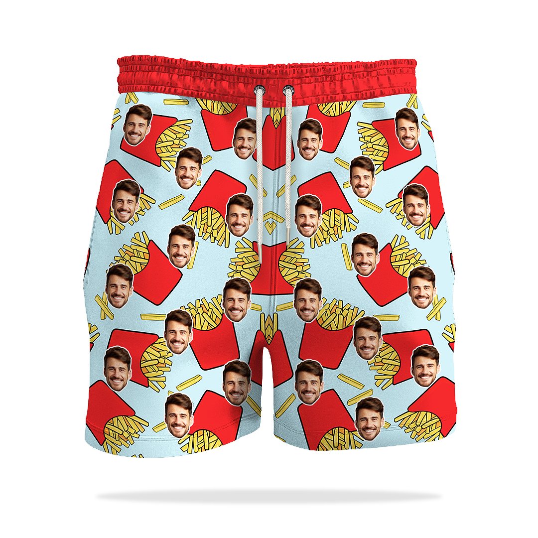 Персонализирани Шорти со Лица со Храна