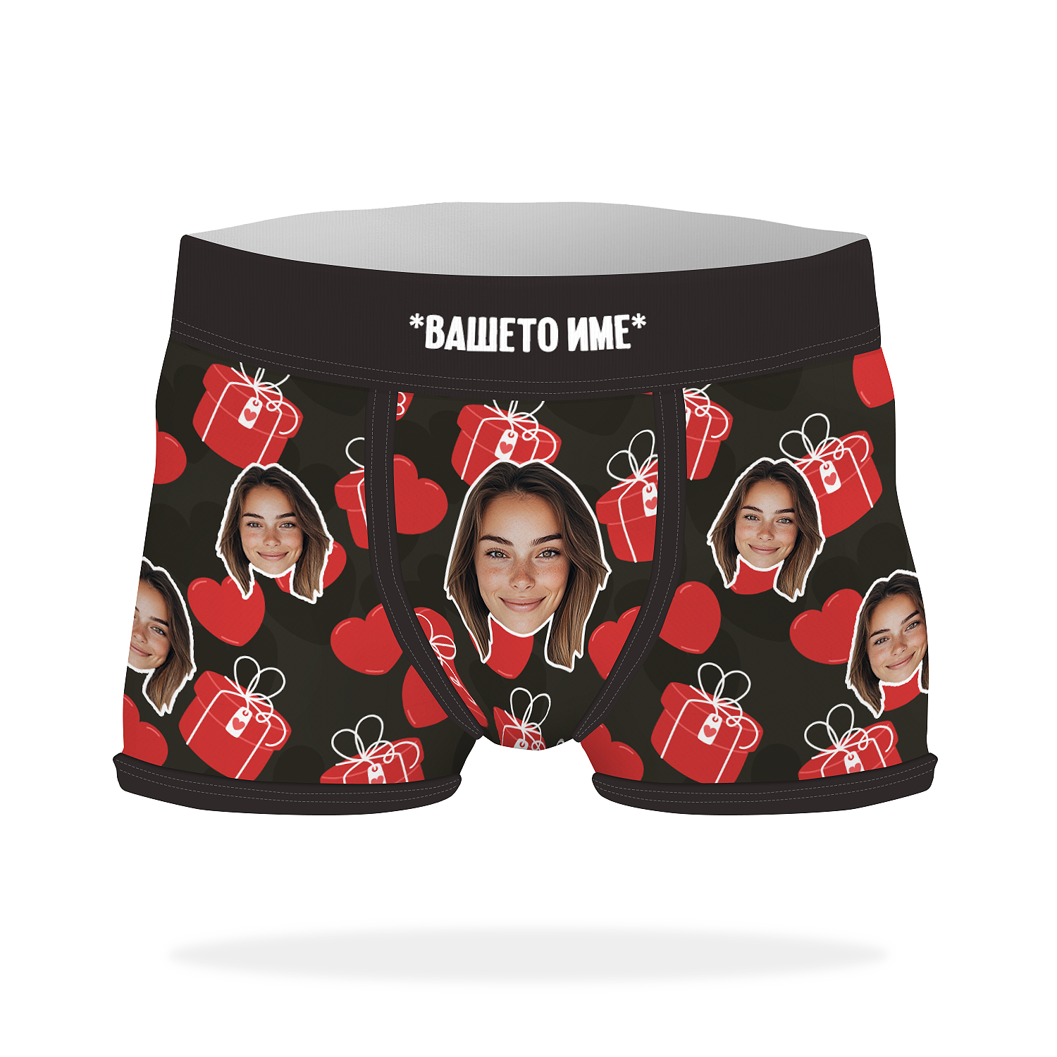 Personalized Love Boxers with Faces