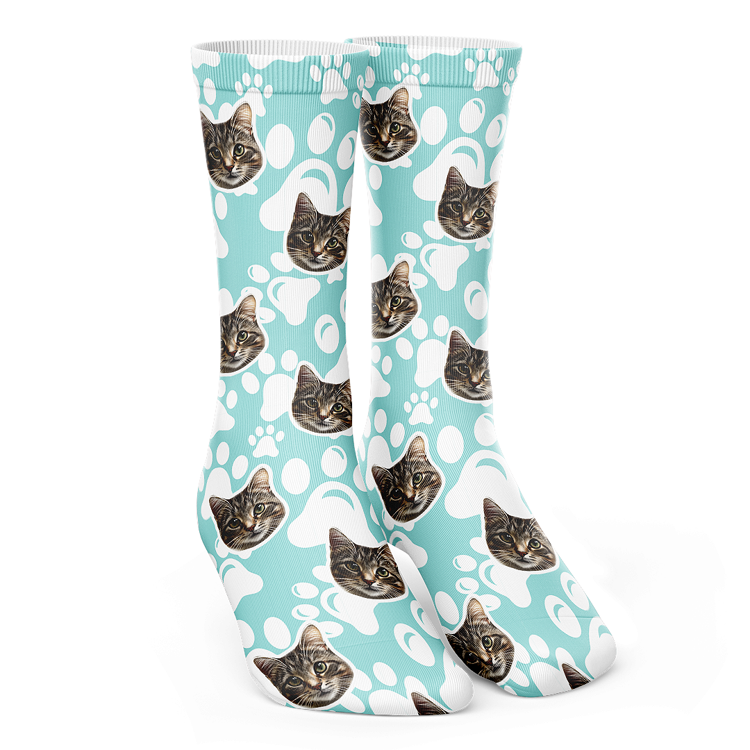 Personalized Cat Socks