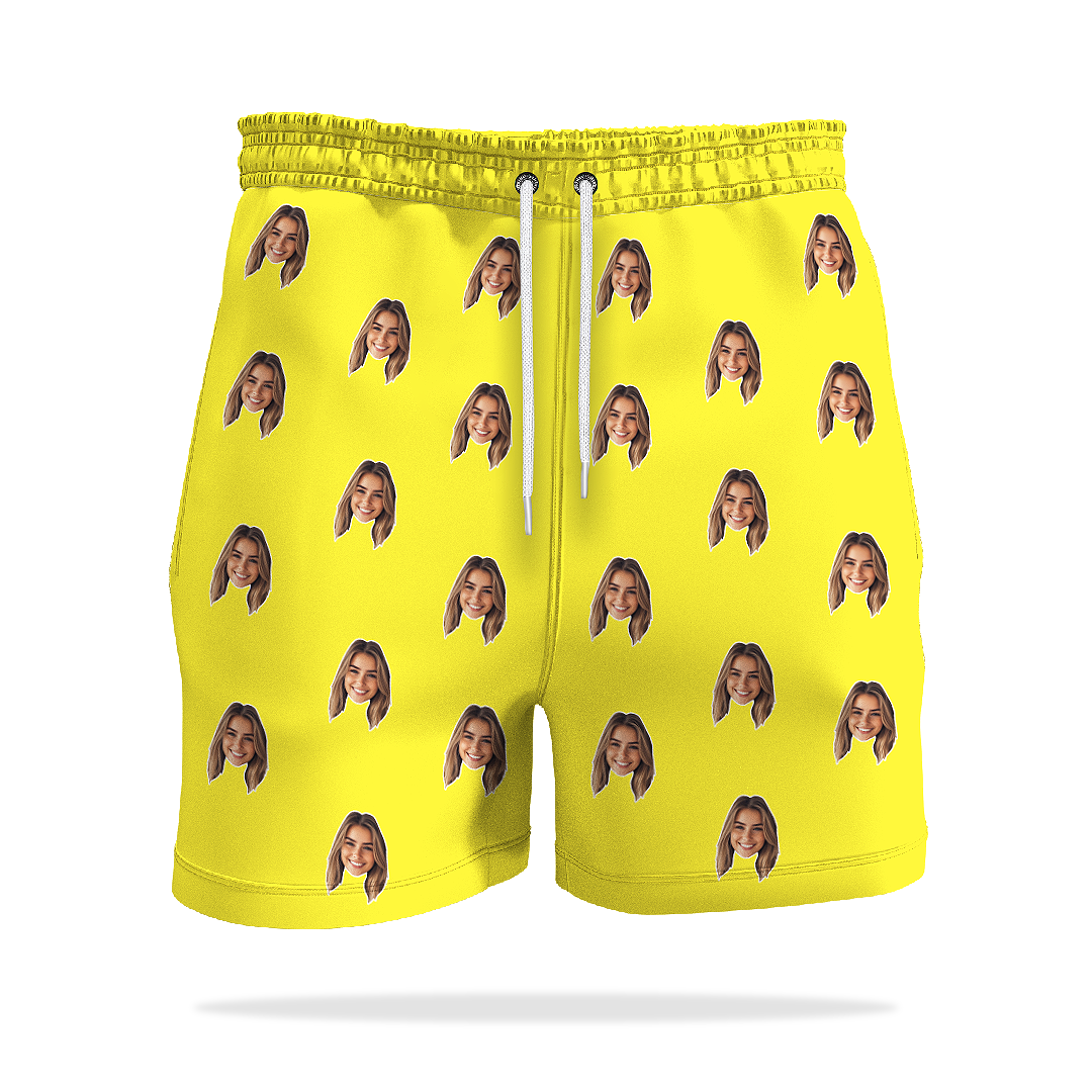 Персонализирани Цветни Шорцеви со Лица