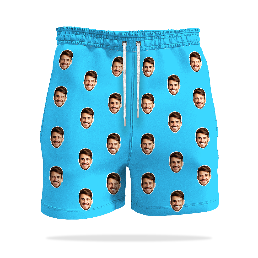 Персонализирани Цветни Шорцеви со Лица