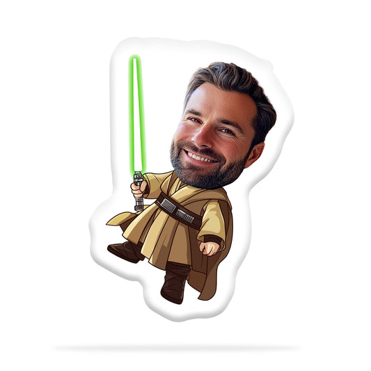 Персонализирана Възглавничка с Лице "Jedi"