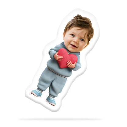 Персонализирана Възглавничка с Лице "Малкото голямо сърце"