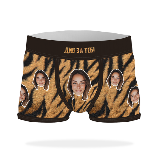 Personalizované zábavné boxerky s obličeji