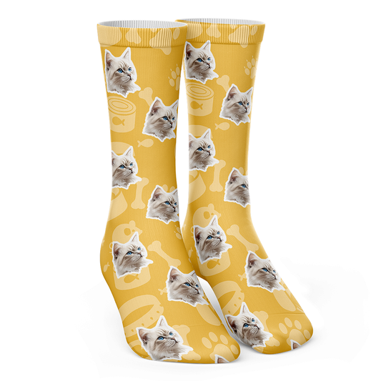 Personalized Cat Socks