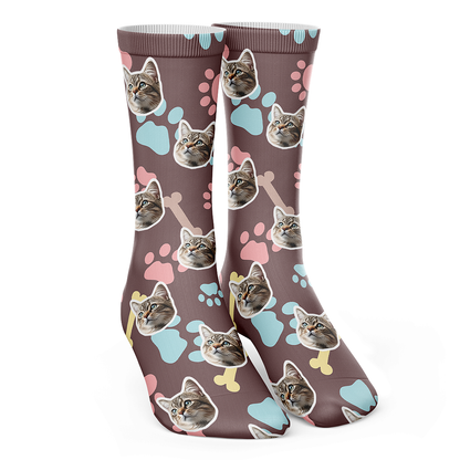 Personalized Cat Socks