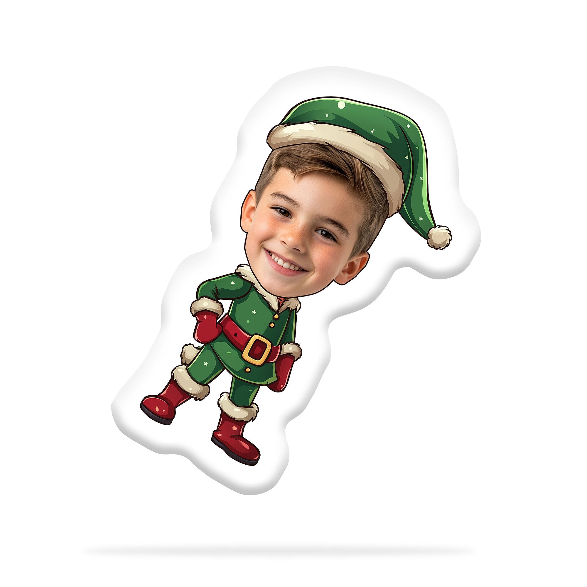 Персонализирана Перница со Лице „Божиќни Џуџиња“