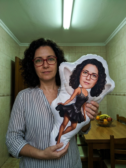 Продуктова илюстрация: Персонализирана Възглавничка с Лице "Фея", сцена 2