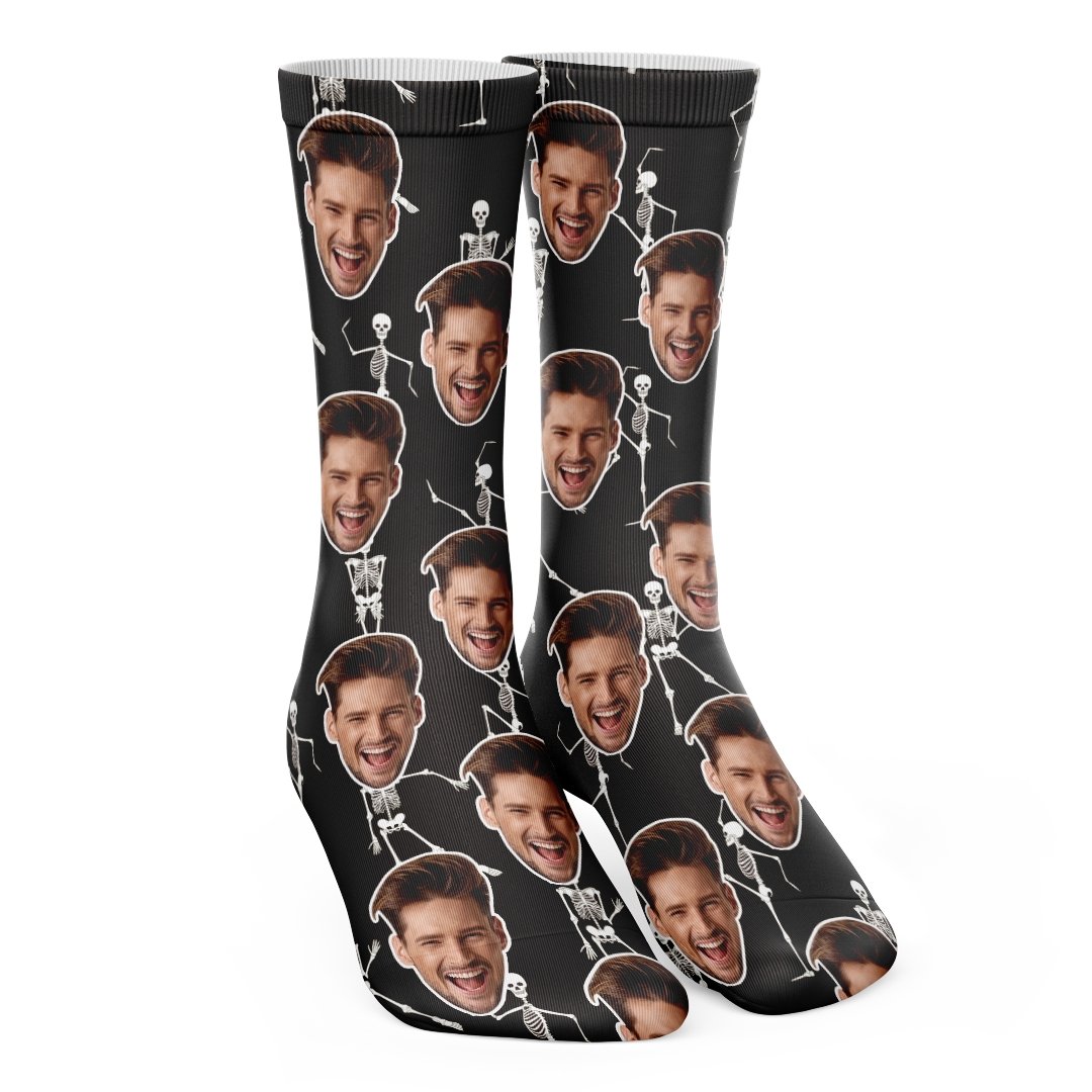 Добави Персонализирани Хелоуин Чорапи - My Face On Sox