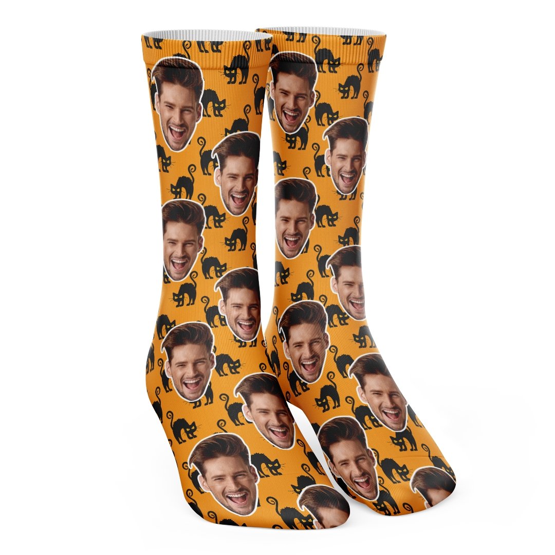Добави Персонализирани Хелоуин Чорапи - My Face On Sox