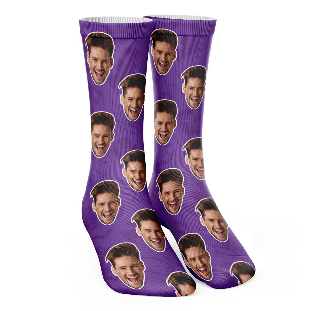 Добави Персонализирани Хелоуин Чорапи - My Face On Sox