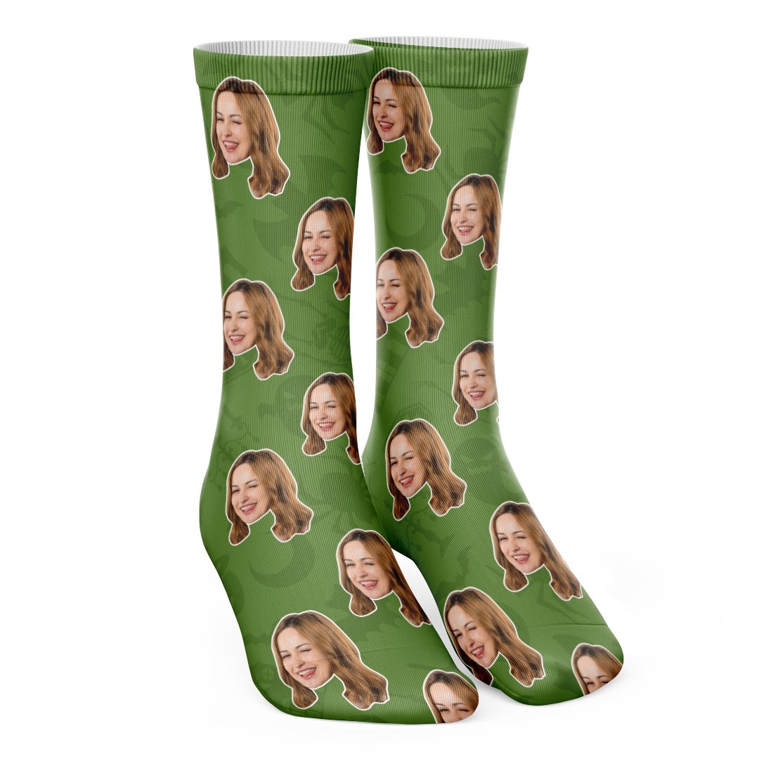 Добави Персонализирани Хелоуин Чорапи - My Face On Sox
