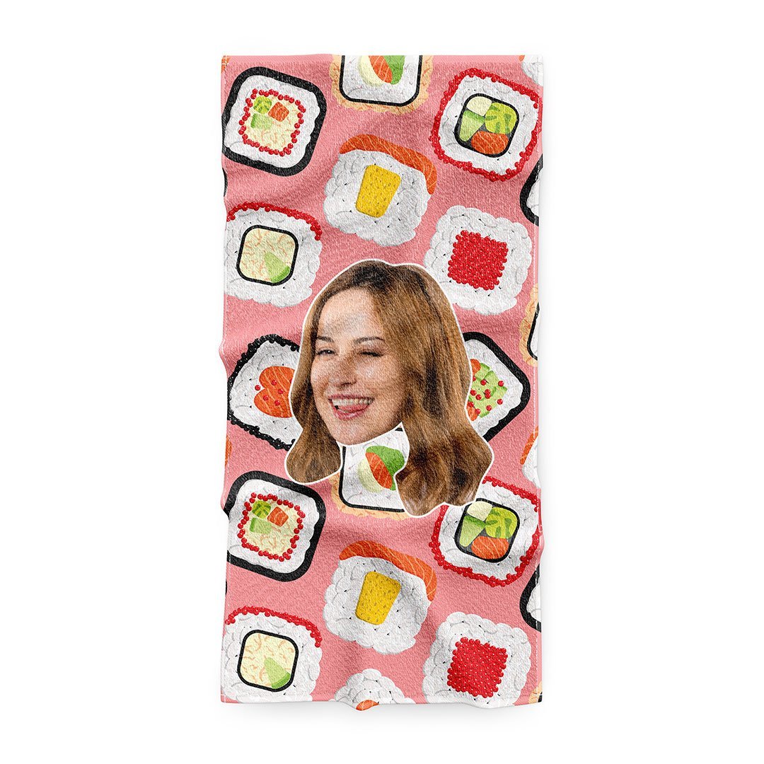 Персонализирана хавлия с Храна с 1 лице - My Face On Sox