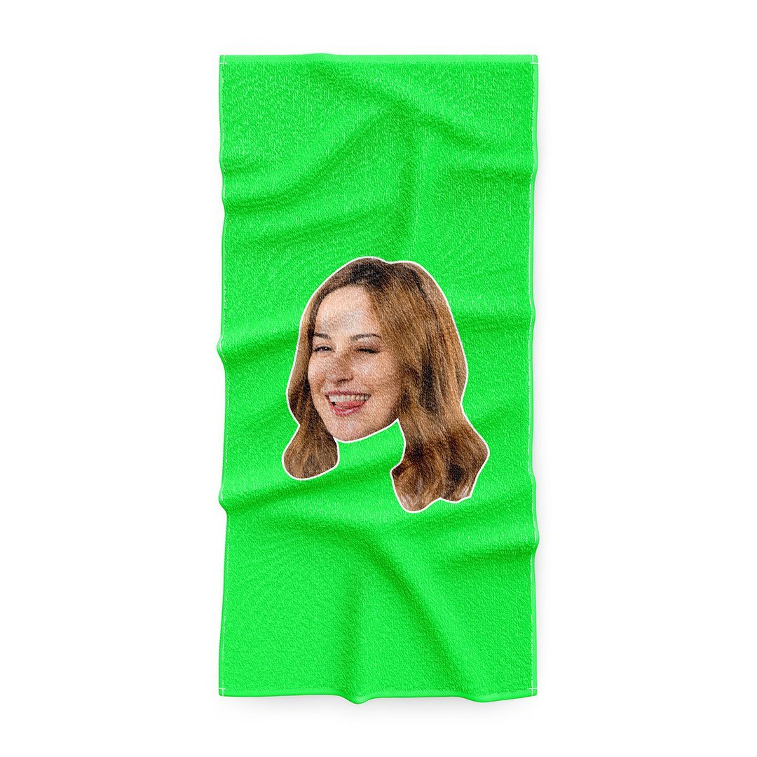 Персонализирана Класическа хавлия с 1 лице - My Face On Sox