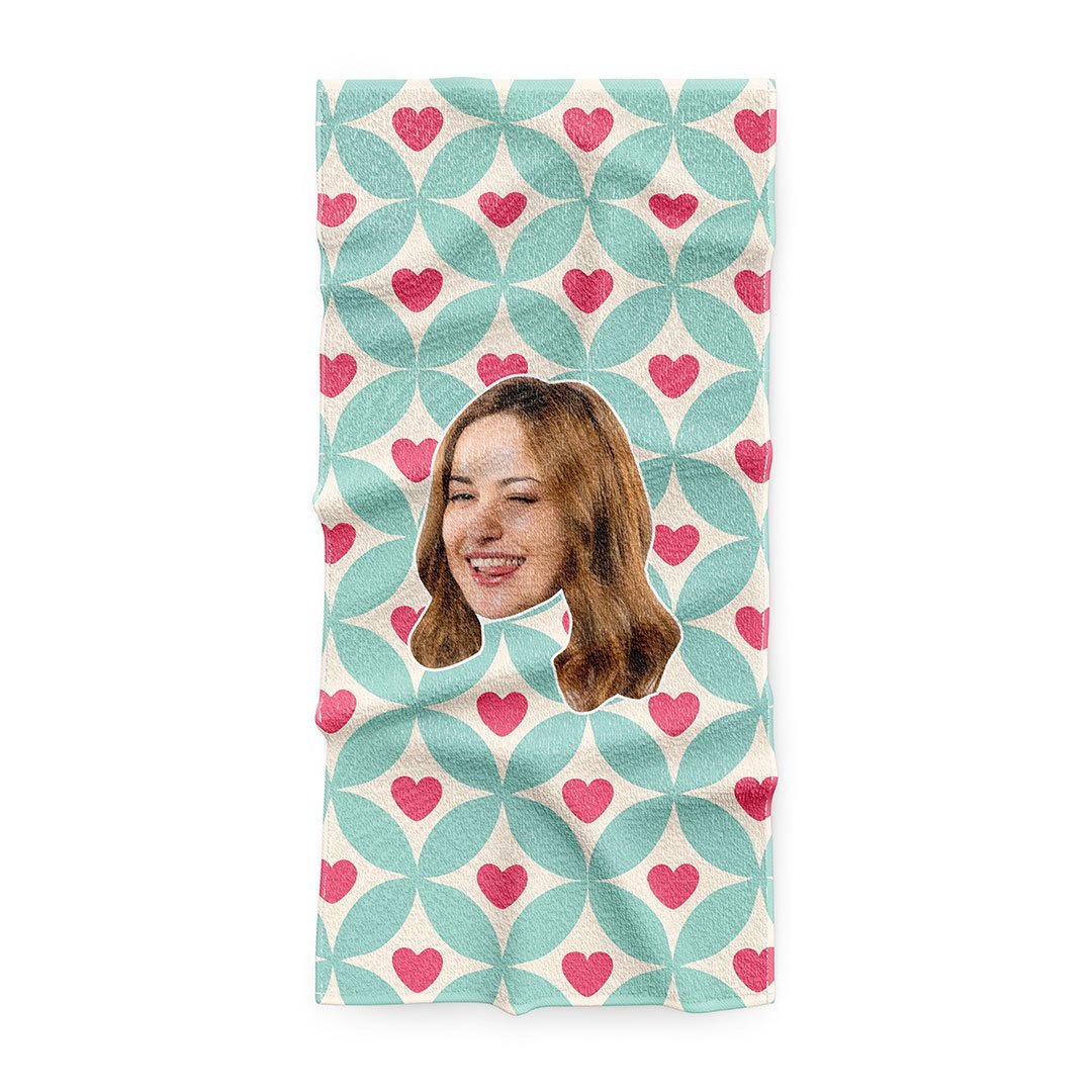 Персонализирана Любовна хавлия с 1 лице - My Face On Sox
