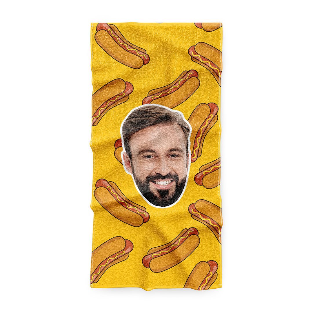 Персонализирана Щура хавлия с 1 лице - My Face On Sox