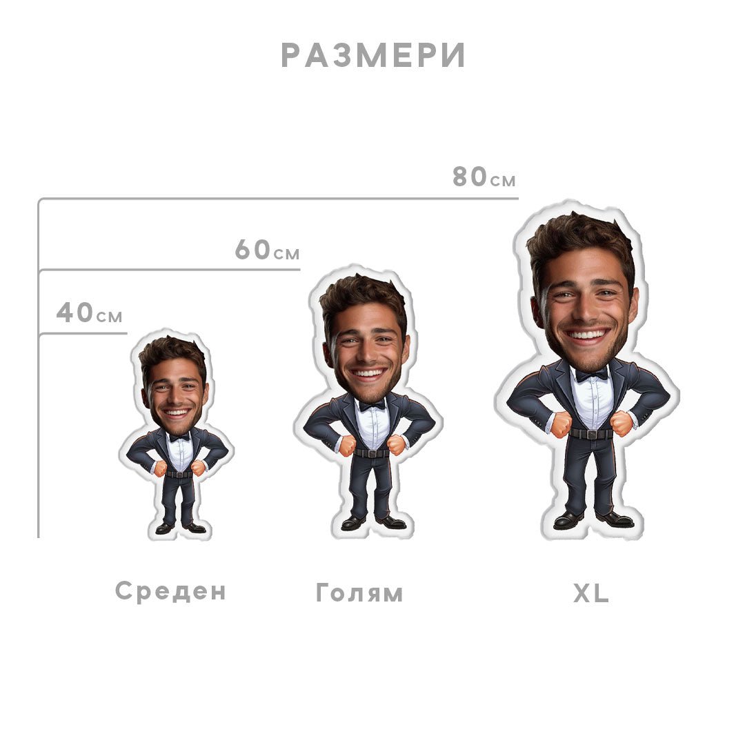 Персонализирана Възглавничка с Лице 