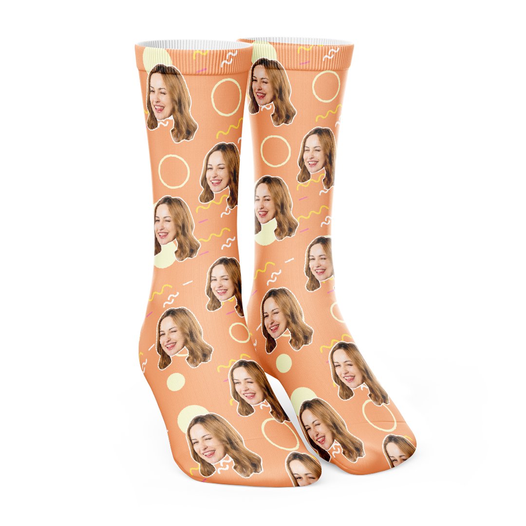 Персонализирани Есенни Чорапи - My Face On Sox