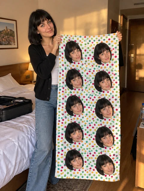 Примерна персонализация: Personalized Flower Towel — 1