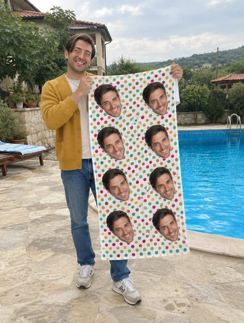 Примерна персонализация: Personalized Flower Towel — 2