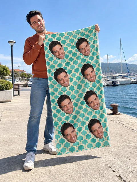 Примерна персонализация: Personalized Flower Towel — 4