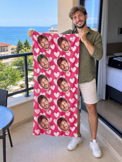 Примерна персонализация: Personalized Love Towel — 1