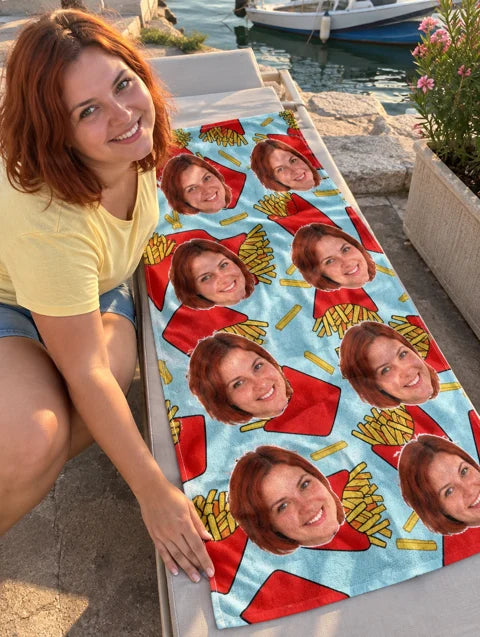 Примерна персонализация: Personalized Towel with Food — 1
