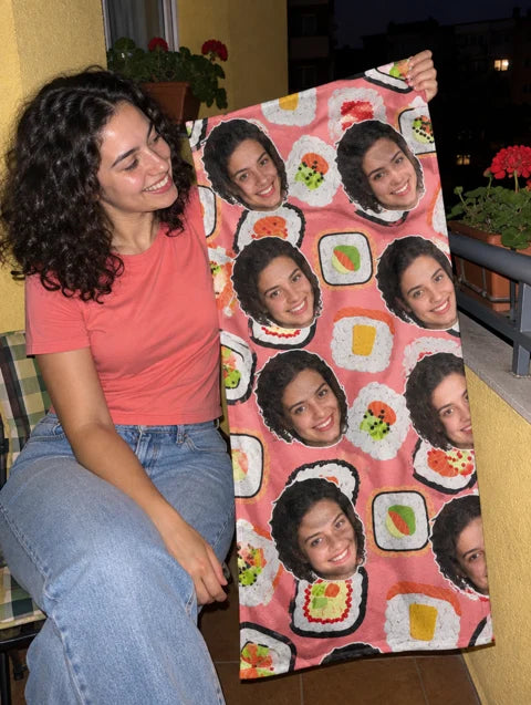 Примерна персонализация: Personalized Towel with Food — 3