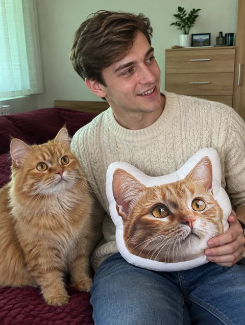 Примерна персонализация: Personalized Cat Pillow — 2
